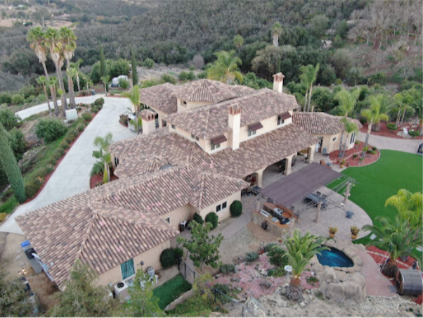 Tile roof estate project